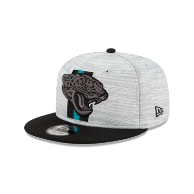 Black Jacksonville Jaguars Hat - New Era NFL Official NFL Training 9FIFTY Snapback Caps USA9832415